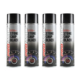 4X Promatic Stonechip Black Spray Paint 500ml Spray Paint